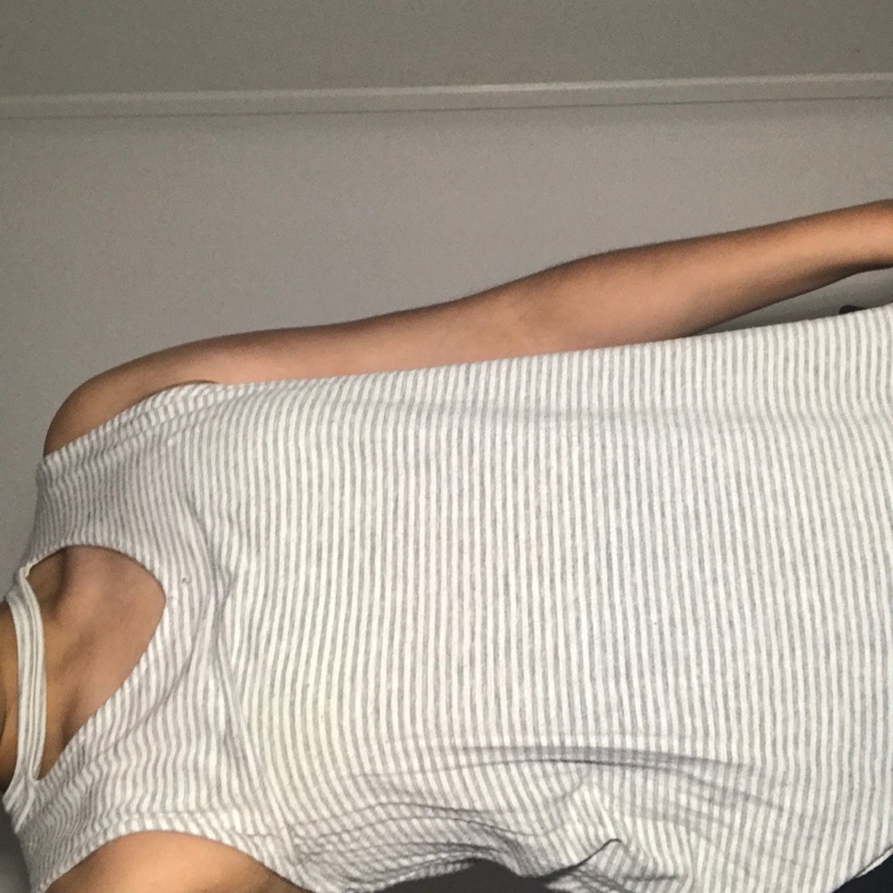 Cute choker shirt!